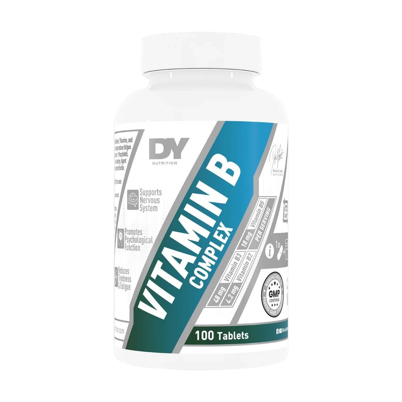dorian yates nutrition vitamin b complex 100 tabs dorian yates nutrition vitamin b complex 100 tabs