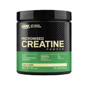 optimum micronised creatine 187gr unflavoured