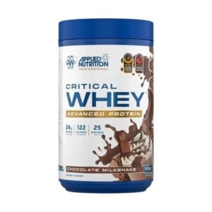 critical whey professional 825g chocolate milkshake applied nutrition