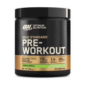gold standard pre workout 330g optimum nutrition green apple